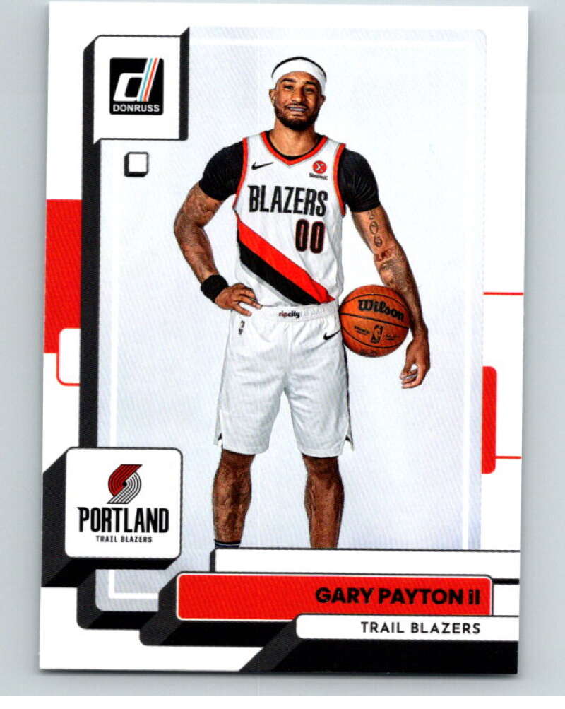 2022-23 Donruss #110 Gary Payton II  Portland Trail Blazers  V85915 Image 1