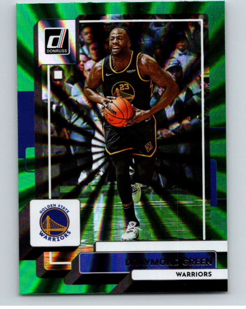 2022-23 Donruss Holo Green Laser #118 Draymond Green Warriors  V86037 Image 1