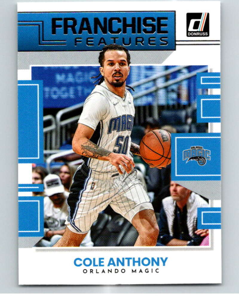 2022-23 Donruss Franchise Features #14 Cole Anthony  V86048 Image 1