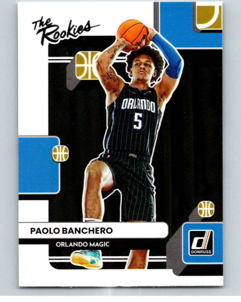 2022-23 Donruss The Rookies #1 Paolo Banchero  Magic  V86051 Image 1