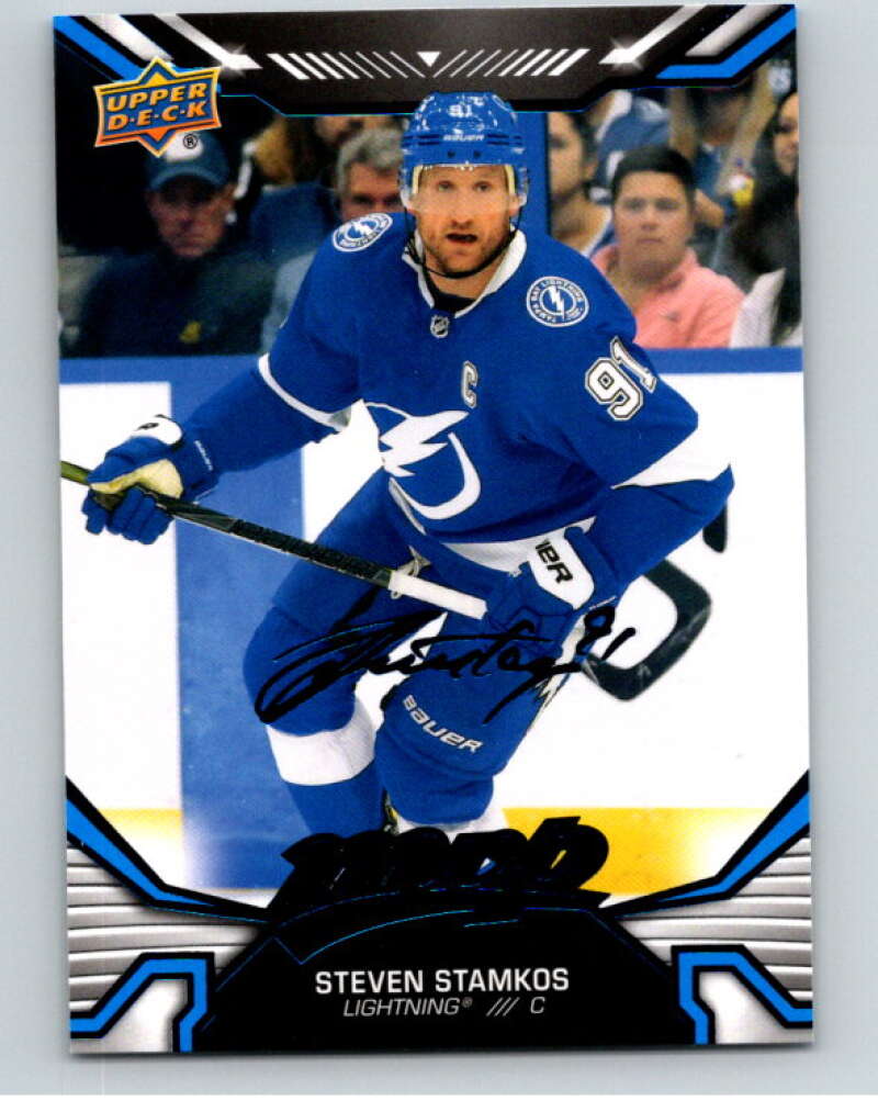 2022-23 UD MVP  Blue Script #2 Steven Stamkos  Tampa Bay Lightning  V86062 Image 1