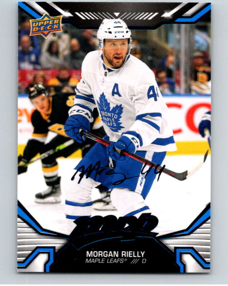 2022-23 UD MVP  Blue Script #7 Morgan Rielly  Toronto Maple Leafs  V86067 Image 1