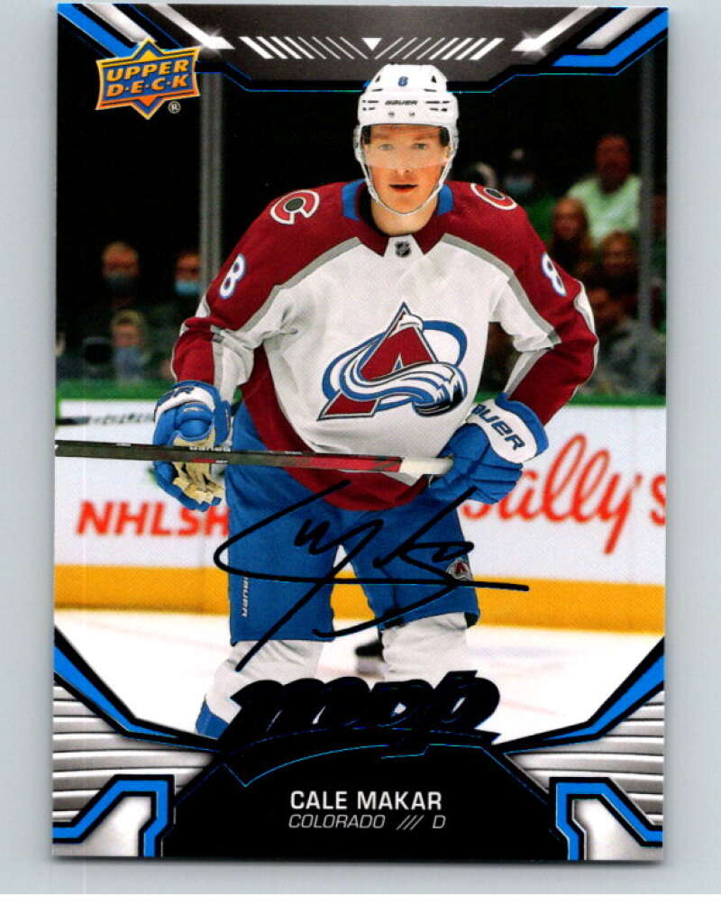 2022-23 UD MVP  Blue Script #8 Cale Makar  Colorado Avalanche  V86068 Image 1