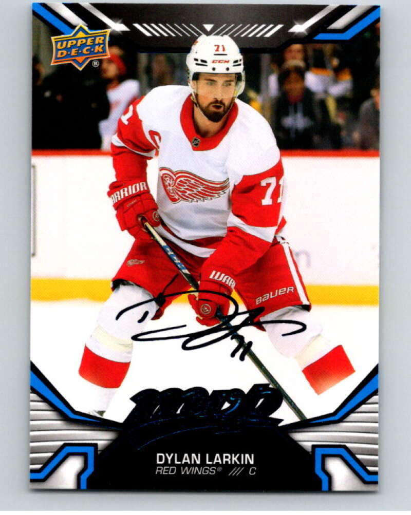 2022-23 UD MVP  Blue Script #18 Dylan Larkin  Detroit Red Wings  V86078 Image 1