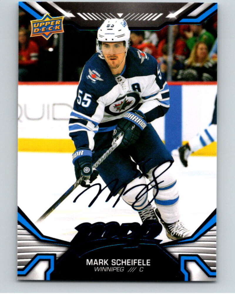 2022-23 UD MVP  Blue Script #22 Mark Scheifele  Winnipeg Jets  V86082 Image 1