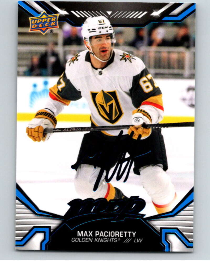 2022-23 UD MVP  Blue Script #26 Max Pacioretty  Vegas Golden Knights  V86086 Image 1