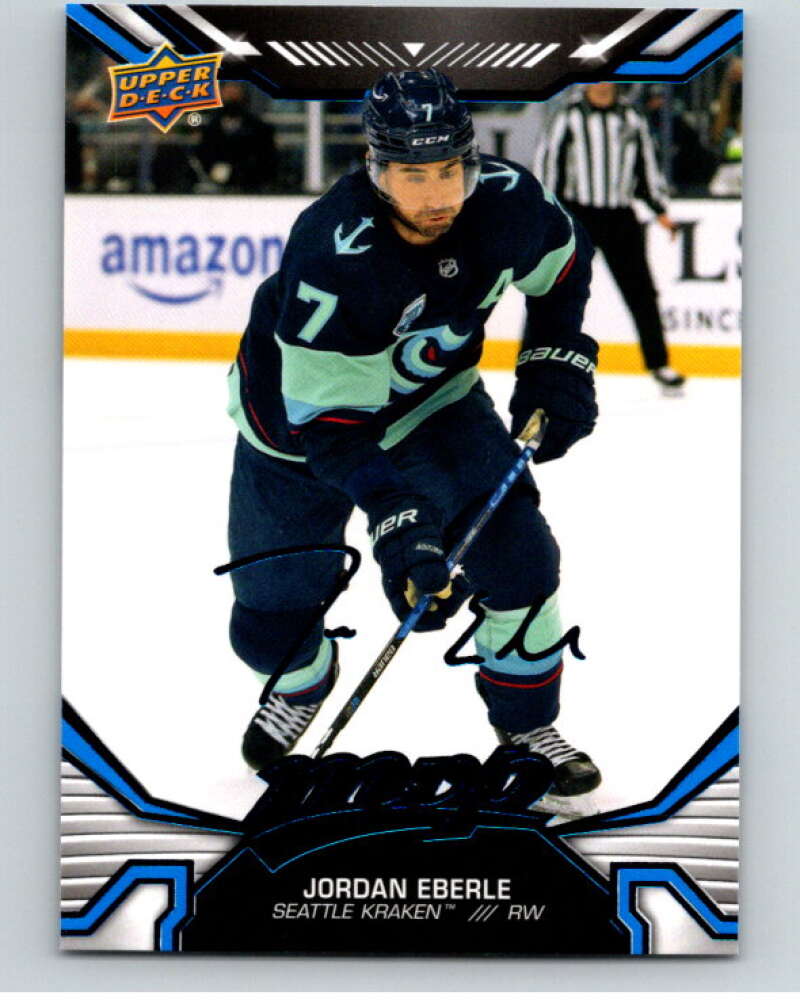 2022-23 UD MVP  Blue Script #53 Jordan Eberle  Seattle Kraken  V86113 Image 1