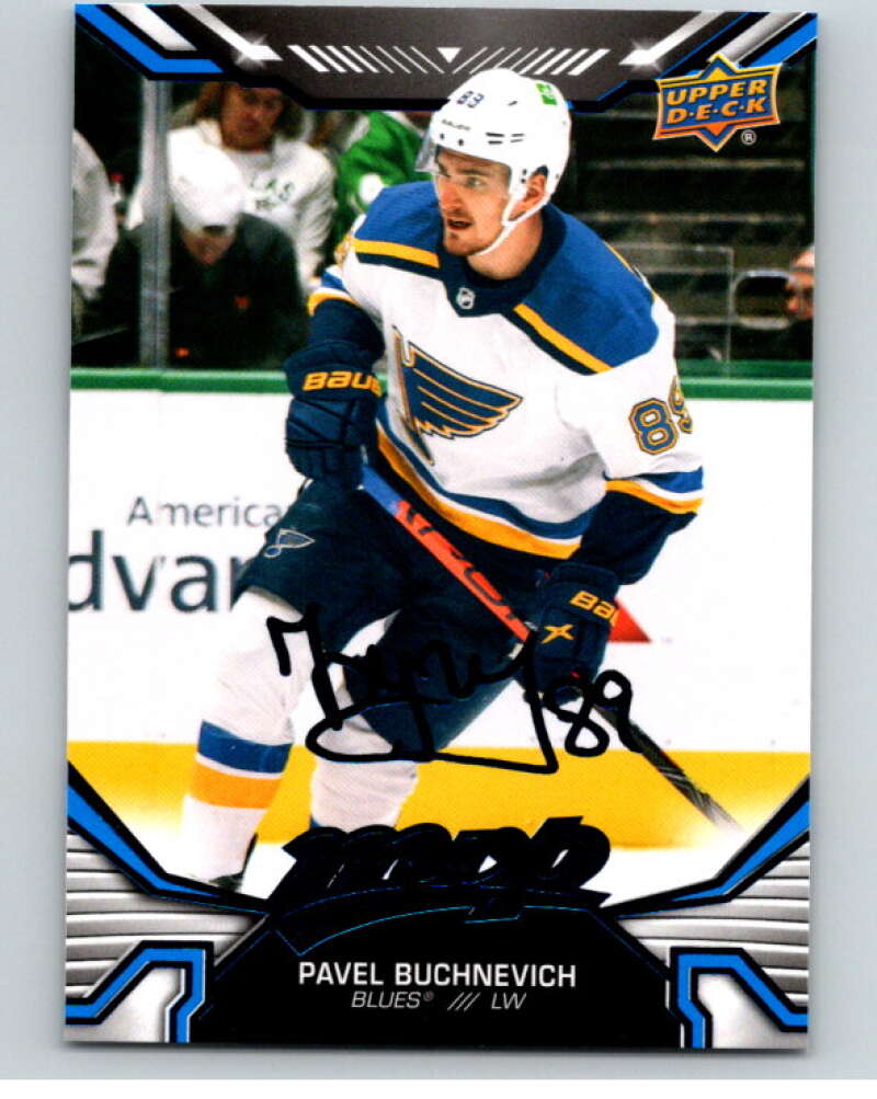 2022-23 UD MVP  Blue Script #60 Pavel Buchnevich  St. Louis Blues  V86120 Image 1