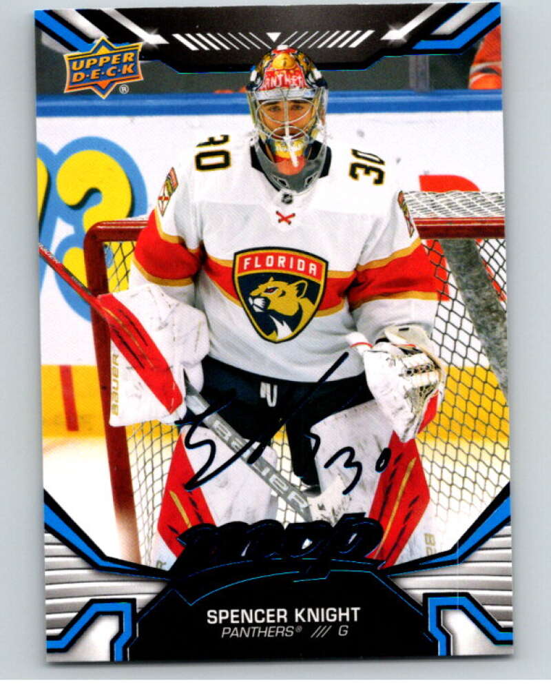 2022-23 UD MVP  Blue Script #66 Spencer Knight  Florida Panthers  V86126 Image 1