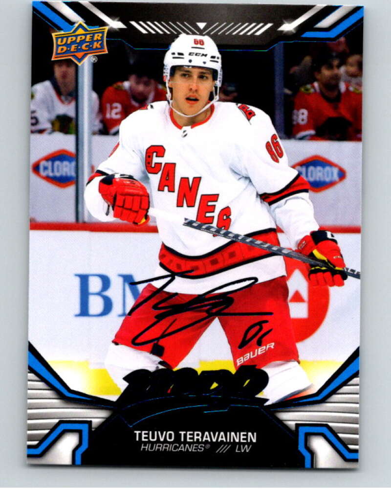 2022-23 UD MVP  Blue Script #78 Teuvo Teravainen  Carolina Hurricanes  V86138 Image 1