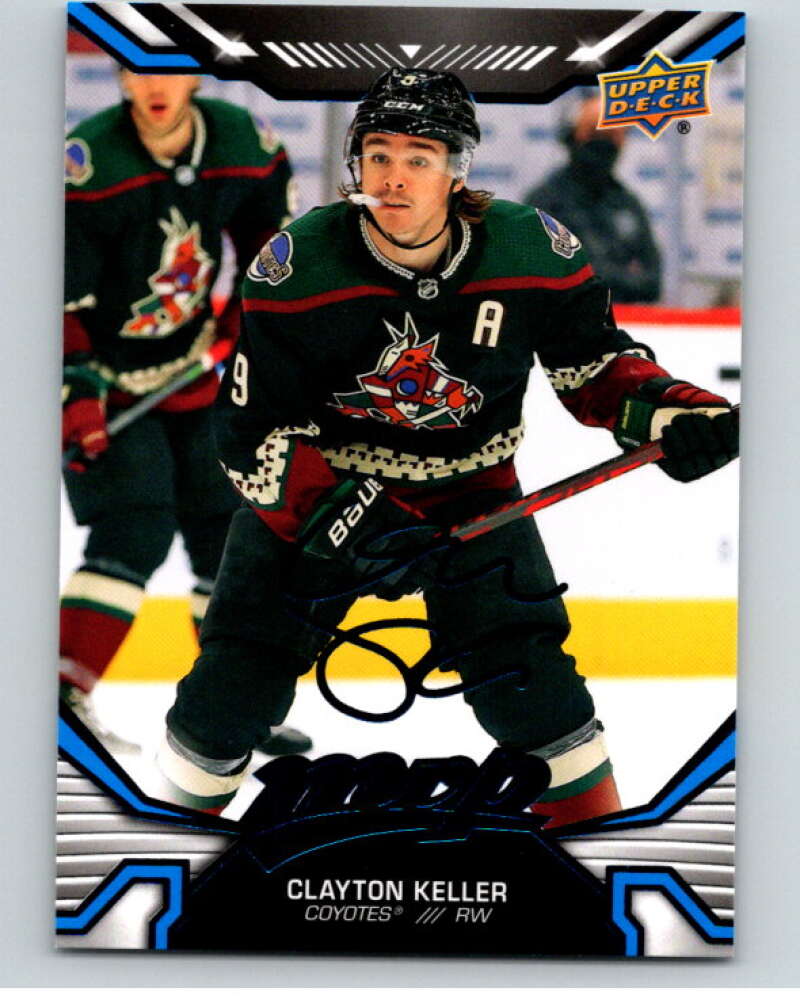 2022-23 UD MVP  Blue Script #84 Clayton Keller  Arizona Coyotes  V86144 Image 1