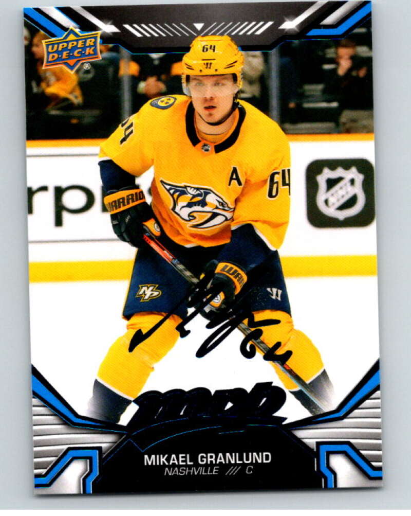 2022-23 UD MVP  Blue Script #88 Mikael Granlund  Nashville Predators  V86148 Image 1