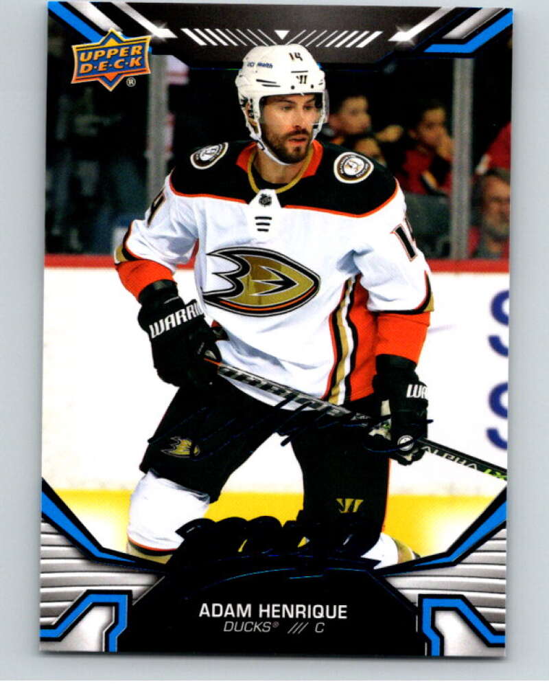 2022-23 UD MVP  Blue Script #97 Adam Henrique  Anaheim Ducks  V86157 Image 1