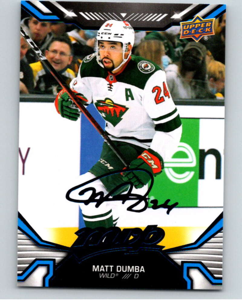 2022-23 UD MVP  Blue Script #137 Matt Dumba  Minnesota Wild  V86197 Image 1