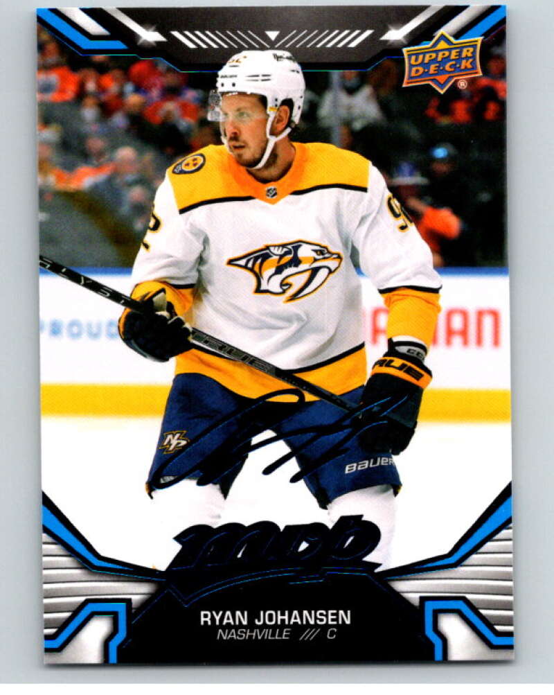 2022-23 UD MVP  Blue Script #148 Ryan Johansen  Nashville Predators  V86208 Image 1