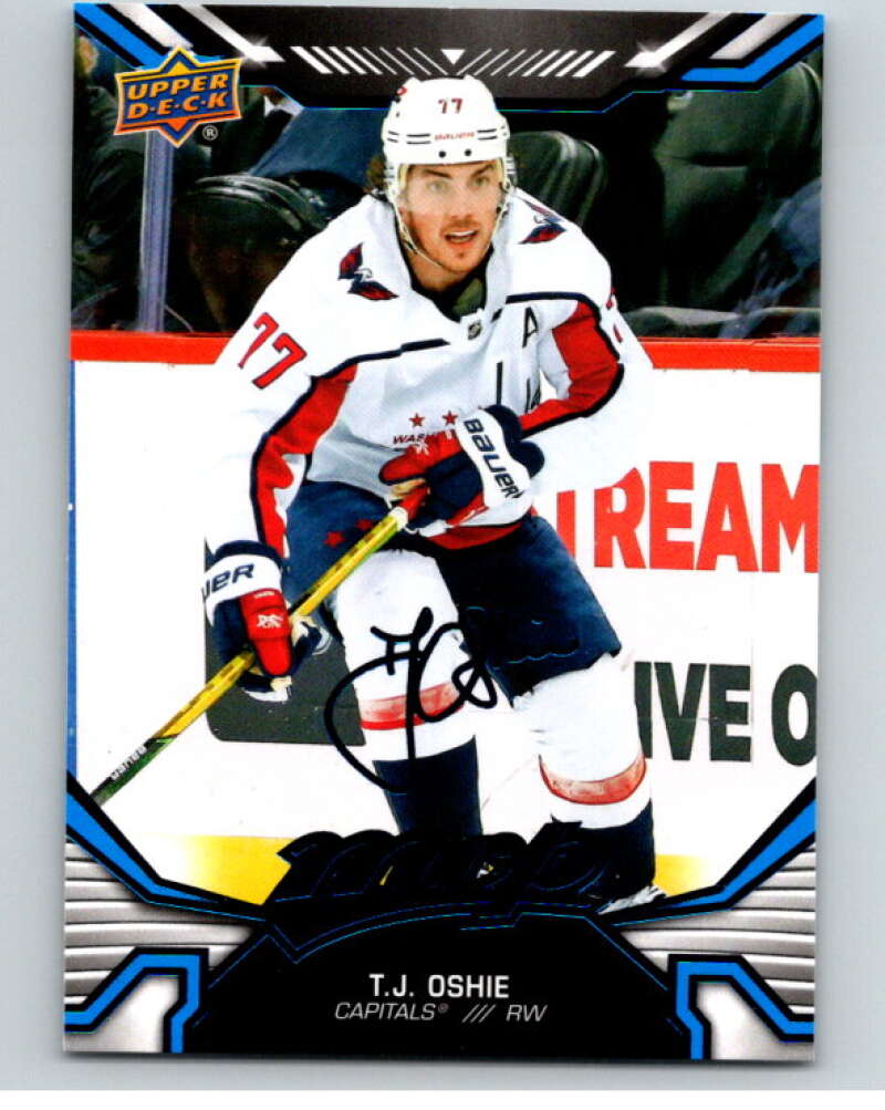 2022-23 UD MVP  Blue Script #151 T.J. Oshie  Washington Capitals  V86211 Image 1