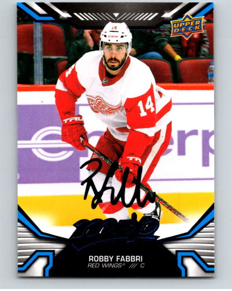 2022-23 UD MVP  Blue Script #161 Robby Fabbri  Detroit Red Wings  V86221 Image 1