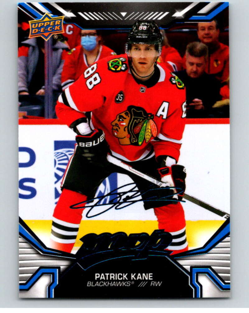 2022-23 UD MVP  Blue Script #202 Patrick Kane  Chicago Blackhawks  V86262 Image 1