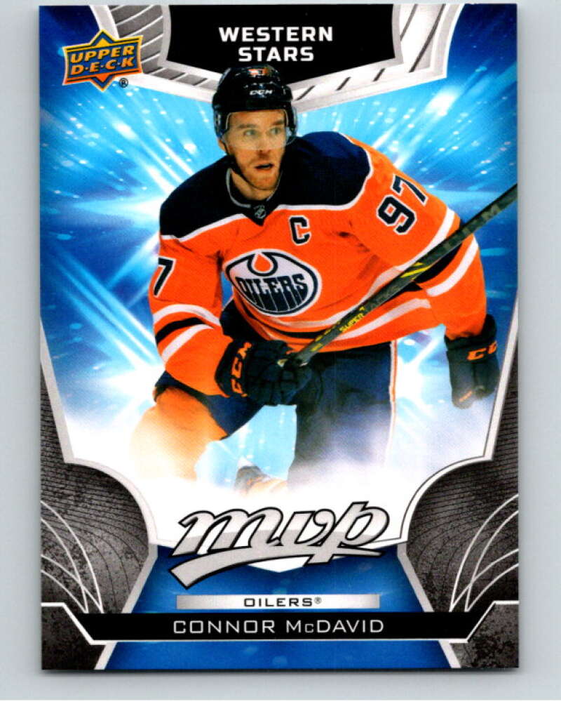 2022-23 Upper Deck MVP Western Stars #WS-1 Connor McDavid  Oilers  V86308 Image 1