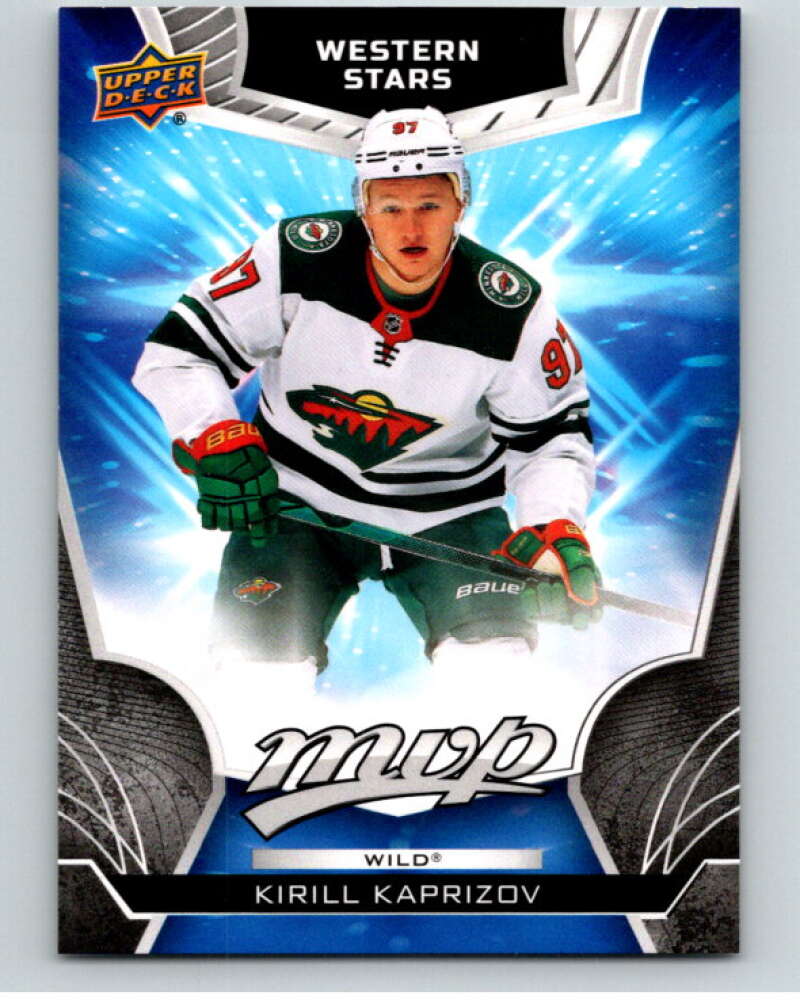 2022-23 Upper Deck MVP Western Stars #WS-2 Kirill Kaprizov Wild  V86309 Image 1