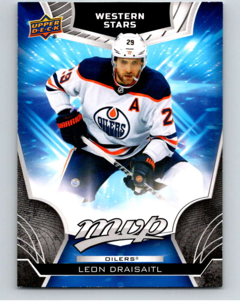 2022-23 Upper Deck MVP Western Stars #WS-4 Leon Draisaitl  Oilers  V86311 Image 1