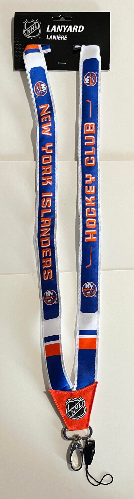 New York Islanders Woven Licensed NHL Hockey Lanyard Metal Clasp Image 1