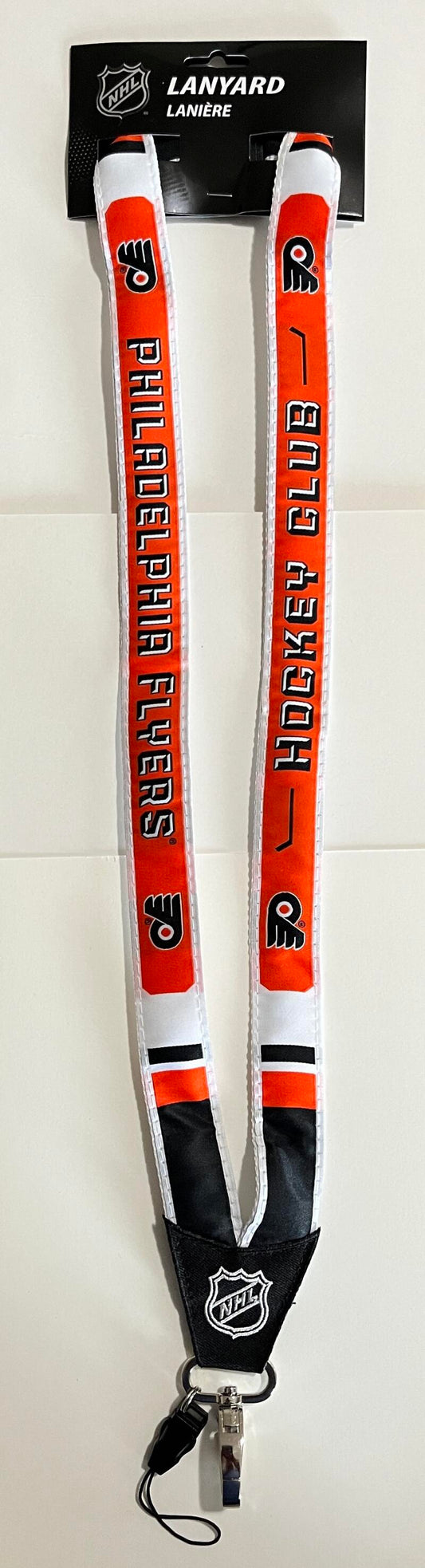 Philadelphia Flyers Woven Licensed NHL Hockey Lanyard Metal Clasp Image 1