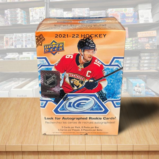 2021-22 Upper Deck Ice Blaster Factory Sealed Hockey Box - 6 Packs Per Box Image 1