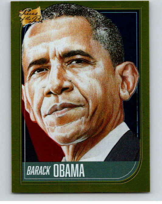 2021 Pieces of the Past Historical Gold Foil #8 Barack Obama  V86423 Image 1
