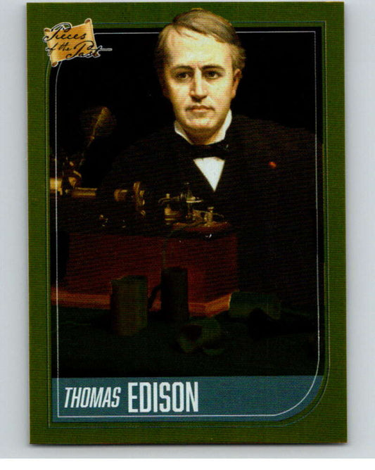 2021 Pieces of the Past Historical Gold Foil #42 Thomas Edison  V86427 Image 1