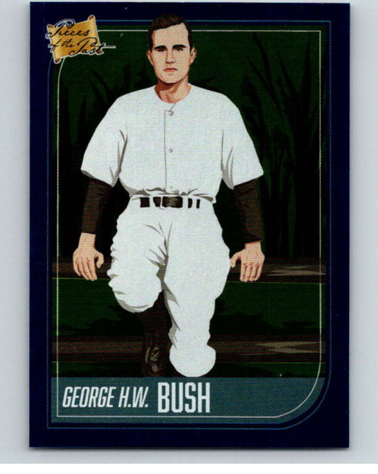 2021 Pieces of the Past Historical Blue Foil #23 George H.W. Bush  V86431 Image 1