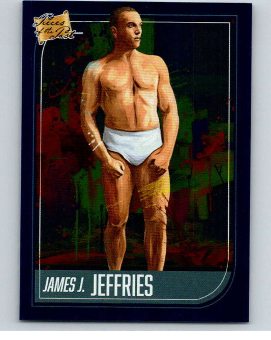 2021 Pieces of the Past Historical Blue Foil #65 James J. Jeffries  V86436 Image 1