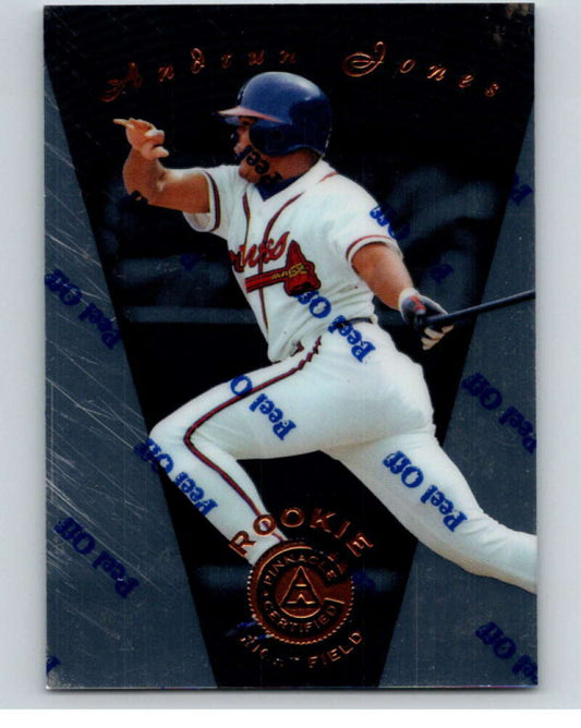 1997 Pinnacle Certified Baseball #106 Andruw Jones  Atlanta Braves  V86572 Image 1
