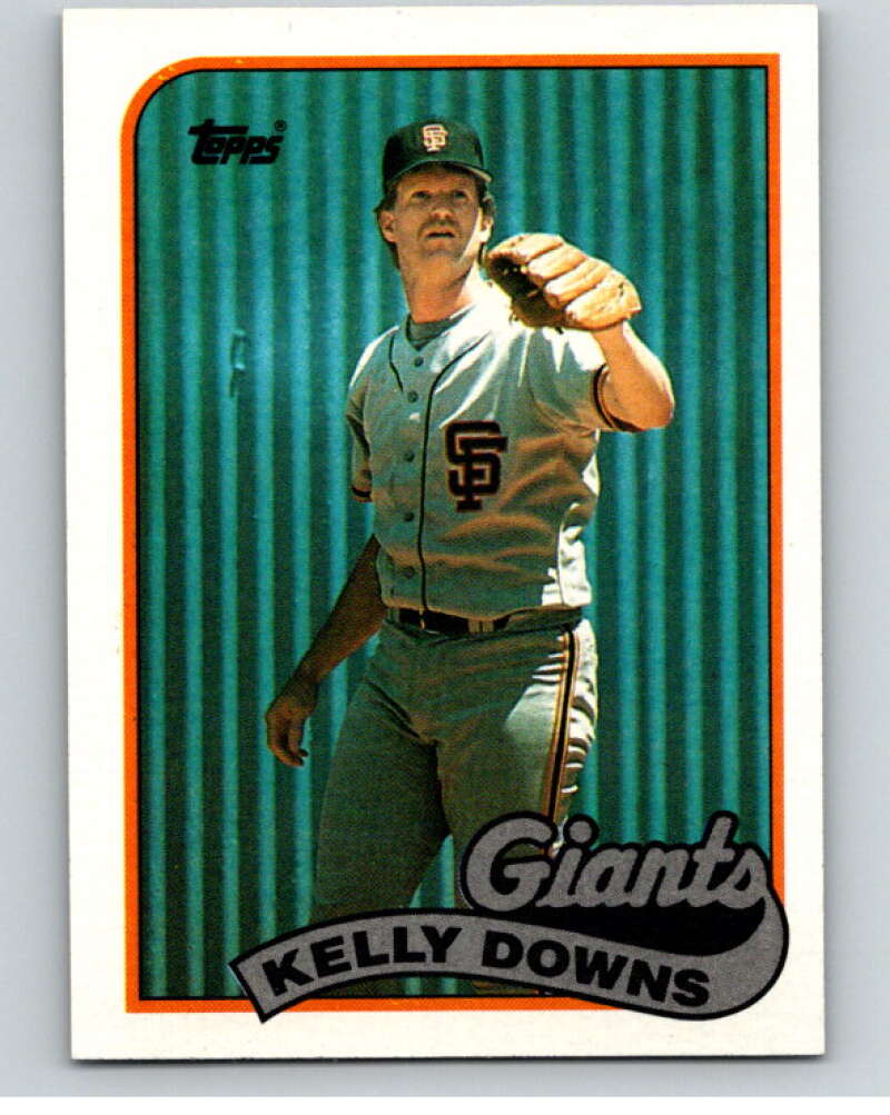 1989 Topps Baseball #361 Kelly Downs  San Francisco Giants  Image 1