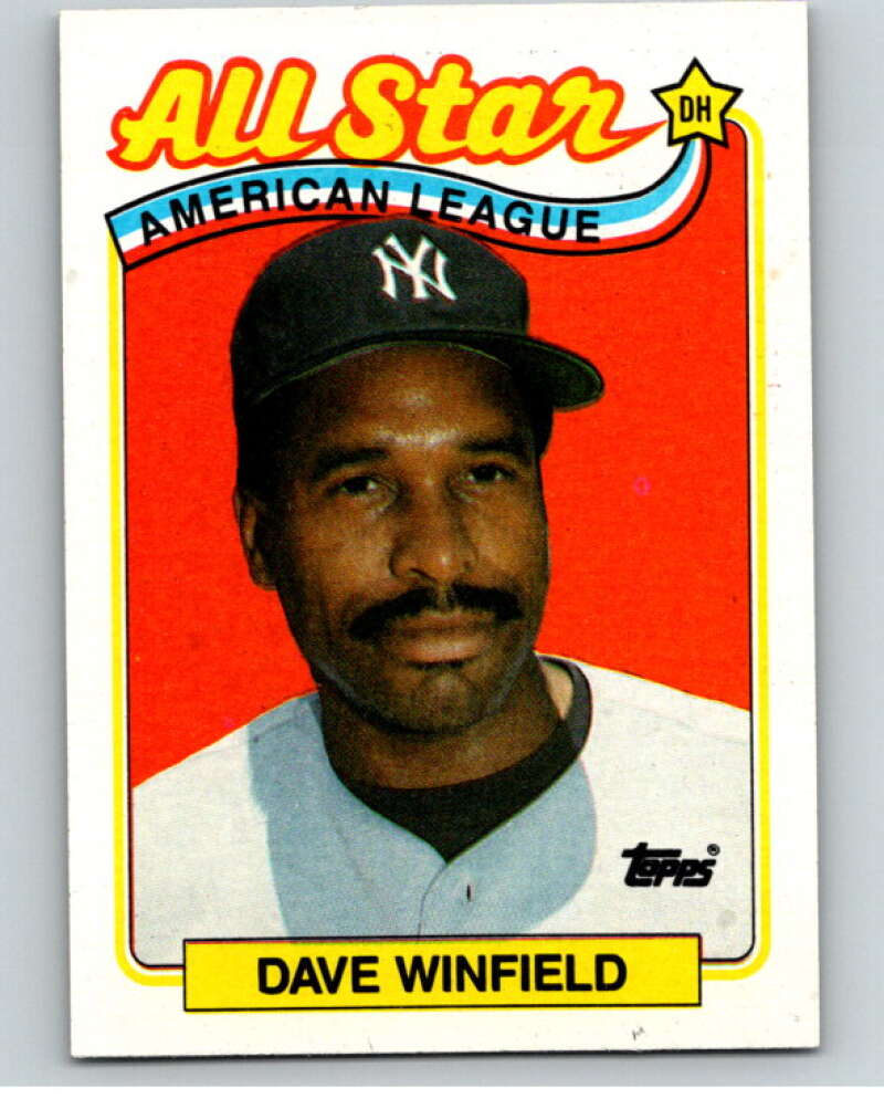 1989 Topps Baseball #407 Dave Winfield AS  New York Yankees  Image 1