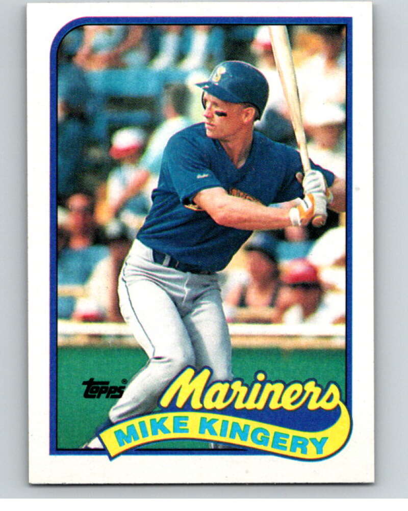 1989 Topps Baseball #413 Mike Kingery  Seattle Mariners  Image 1