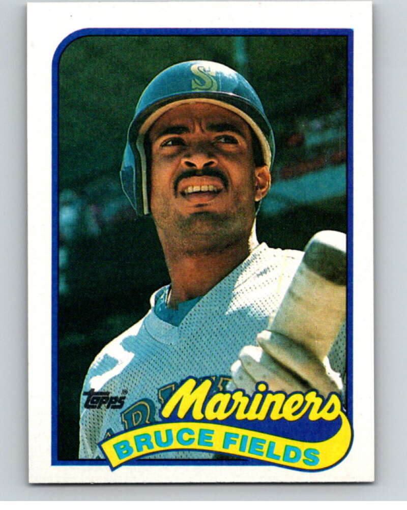 1989 Topps Baseball #556 Bruce Fields  Seattle Mariners  Image 1