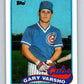 1989 Topps Baseball #613 Gary Varsho  Chicago Cubs  Image 1