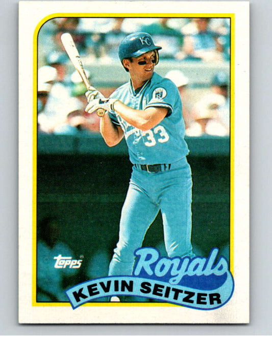 1989 Topps Baseball #670 Kevin Seitzer  Kansas City Royals  Image 1