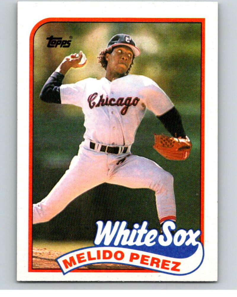 1989 Topps Baseball #786 Melido Perez  Chicago White Sox  Image 1