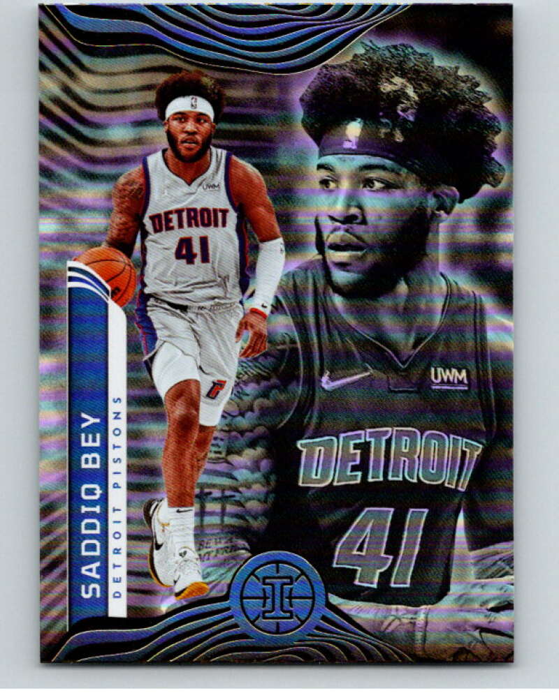 2021-22 Panini Illusions #44 Saddiq Bey  Detroit Pistons  V86633 Image 1