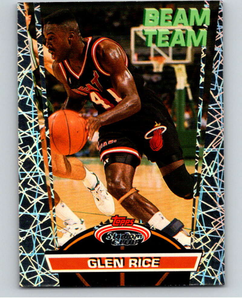 1992-93 Topps Stadium Club Beam Team #BT8 Glen Rice  V86707 Image 1
