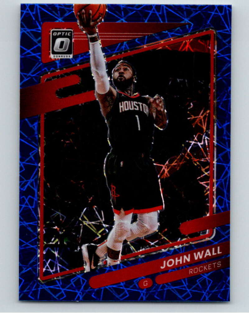 2021-22 Donruss Optic Blue Velocity #117 John Wall  V86721 Image 1