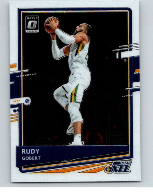 2020-21 Donruss Optic #28 Rudy Gobert  Utah Jazz  V86737 Image 1
