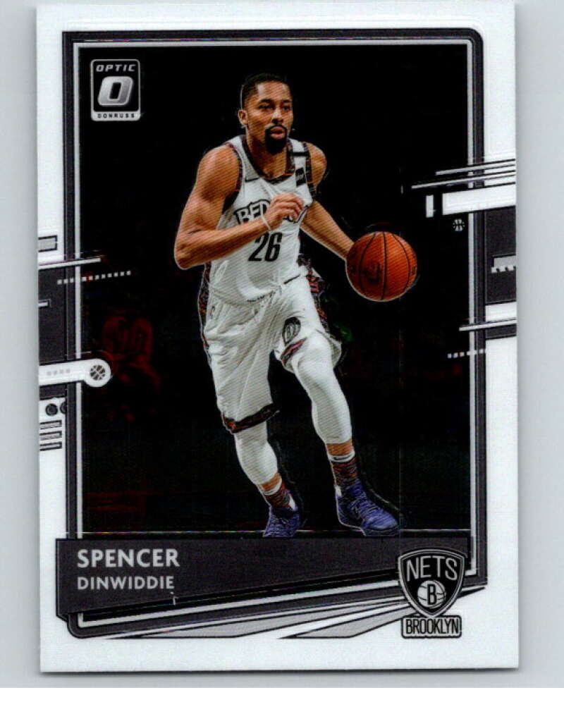 2020-21 Donruss Optic #43 Spencer Dinwiddie  Brooklyn Nets  V86742 Image 1