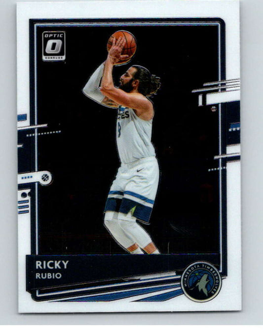 2020-21 Donruss Optic #138 Ricky Rubio  Minnesota Timberwolves  V86795 Image 1