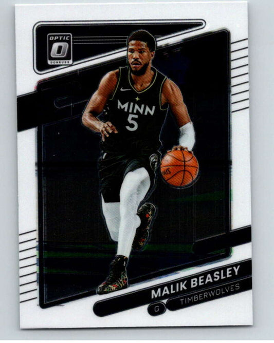 2021-22 Donruss Optic #70 Malik Beasley  Minnesota Timberwolves  V86849 Image 1