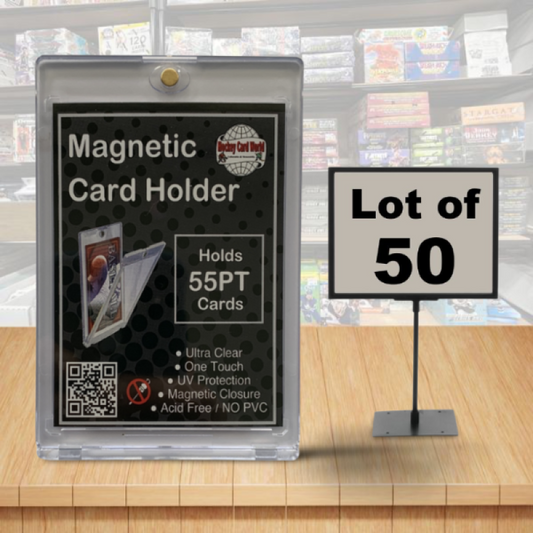 Hockey Card World 55pt Magnetic 1Touch Card Holder One Touch - Lot of 50 Image 1