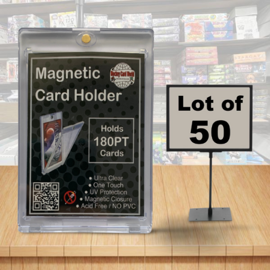 Hockey Card World 180pt Magnetic 1Touch Card Holder One Touch - Lot of 50 Image 1