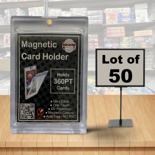 Hockey Card World 360pt Magnetic 1Touch Card Holder One Touch - Lot of 50 Image 1